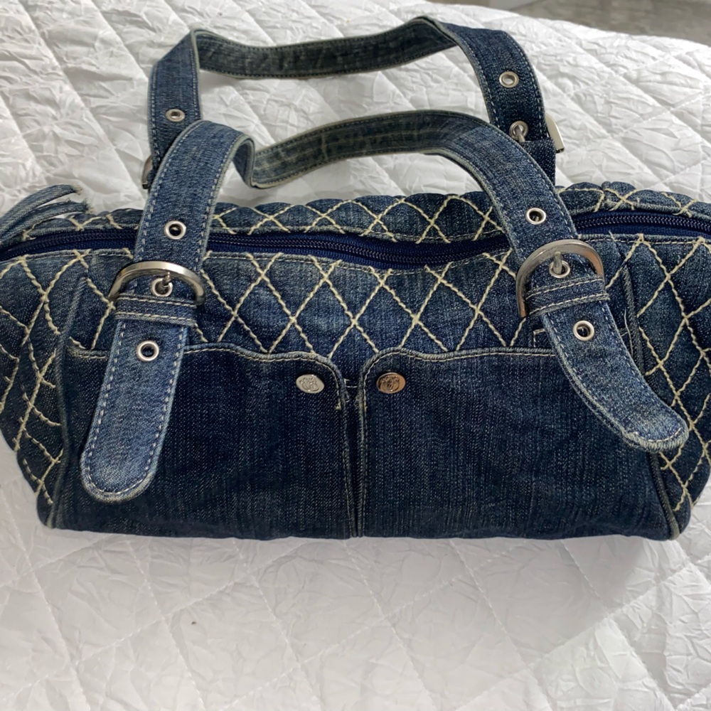 Vera Bradley Denim Quilted Handbag